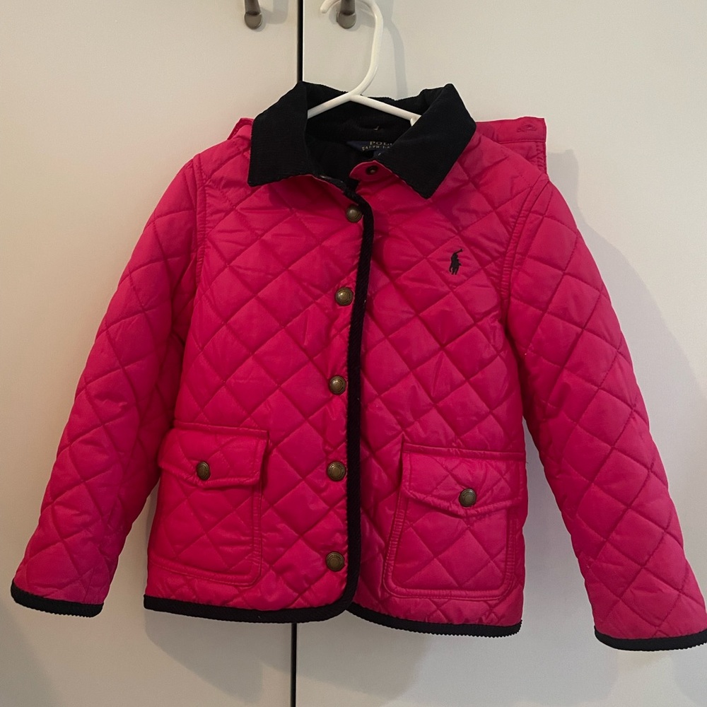 Polo Ralph Lauren Toddler hot pink coat